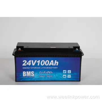 24V100ah LiFePO4 Battery Solar Storage Battery Commercial